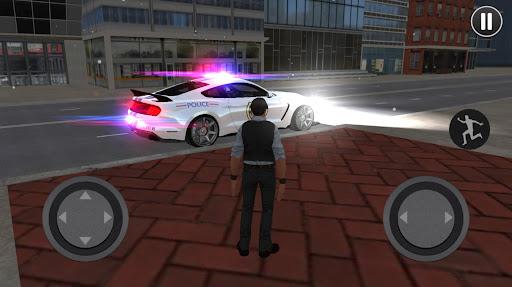 Image 0Mustang Police Car Driving Game 2021 Icône de signe.