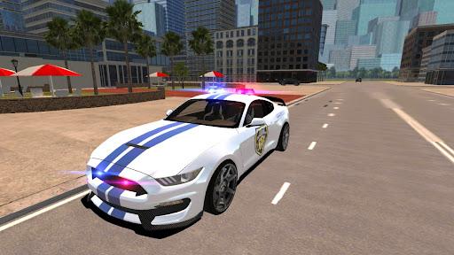 Image 1Mustang Police Car Driving Game 2021 Icône de signe.