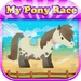 Le logo My Pony Race Icône de signe.