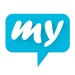 Le logo Mysms Sms Anywhere Icône de signe.