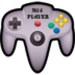 Le logo N64 Emulator Icône de signe.