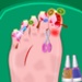 Logo Nail Doctor And Pedicure Icon