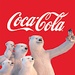 商标 Natal Coca Cola 签名图标。