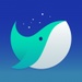 ロゴ Naver Whale Browser 記号アイコン。