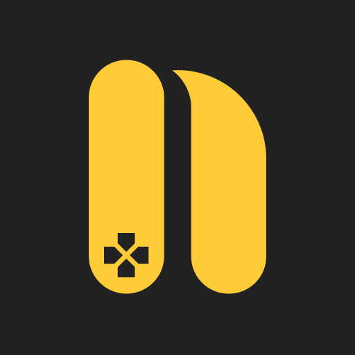ロゴ Netboom Pc Games On Phone 記号アイコン。