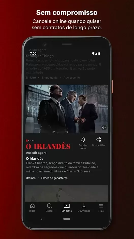 Image 3Netflix Android Tv Icône de signe.