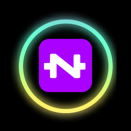 ロゴ Nicoo App Nico Mobile Guide 記号アイコン。