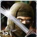 presto Ninja Warrior Assassin 3d Icona del segno.