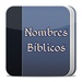 商标 Nombres Biblicos 签名图标。