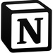 Le logo Notion Icône de signe.
