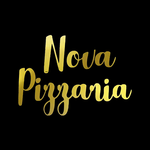 ロゴ Nova Pizzaria 記号アイコン。