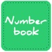 Logotipo Number Book Icono de signo