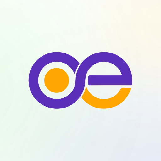 Le logo OE Forex Icône de signe.