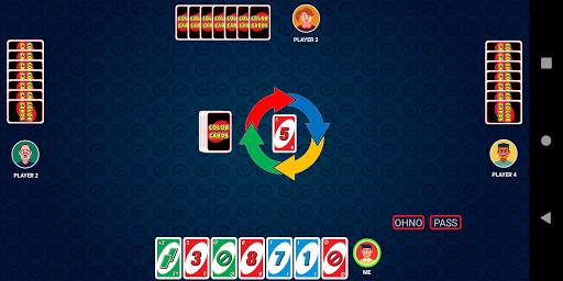 Image 0Ohno Color Cards Online Multiplayer Game Icône de signe.