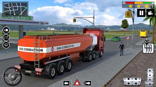 Image 2Oil Tanker Truck Driving Games Icône de signe.
