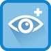 Le logo Olhos Protector Icône de signe.