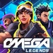 Le logo Omega Legends Icône de signe.