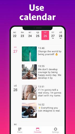 immagine 4One Preview Planner For Instagram Plan Feed Icona del segno.