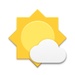 ロゴ Oneplus Weather 記号アイコン。