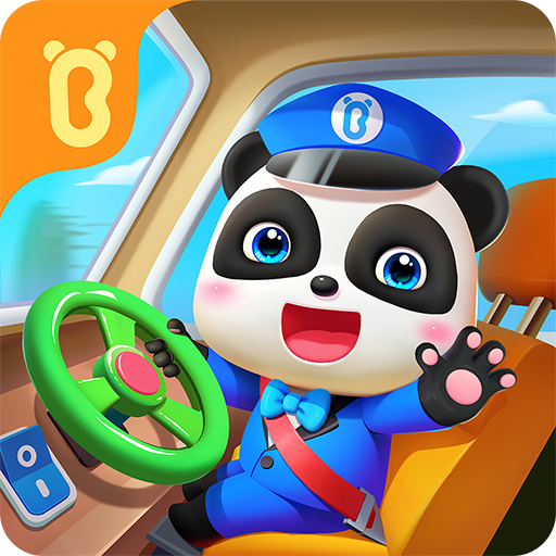 Logotipo Onibus Escolar Do Bebe Panda Icono de signo