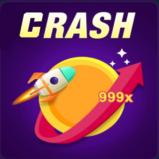 Logotipo Online Casino Crash Gaming Icono de signo