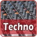 商标 Online Techno Radio 签名图标。