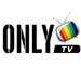 ロゴ Only Tv 記号アイコン。