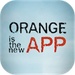 商标 Orange Is The New App 签名图标。