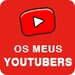 商标 Os Meus Youtubers 签名图标。