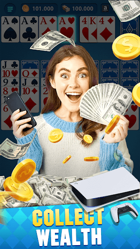 Image 3Paciencia Poker Dinheiro Icône de signe.
