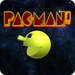 Le logo Pacman 3d Icône de signe.