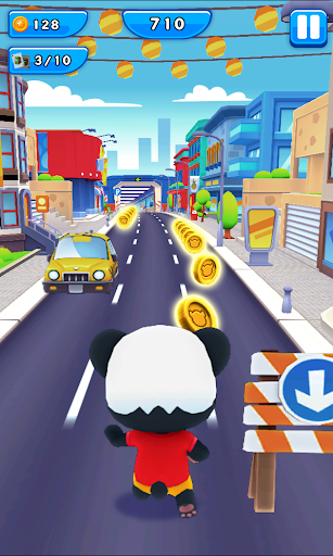 Image 1Panda Panda Run Panda Runner Game Icône de signe.