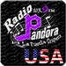 ロゴ Pandora Radio Station Free 記号アイコン。