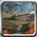 ロゴ Panzer Tank War Simulation 記号アイコン。