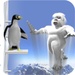Le logo Penguin Climbing Icône de signe.