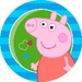 ロゴ Peppa Pig Kids Puzzles 記号アイコン。