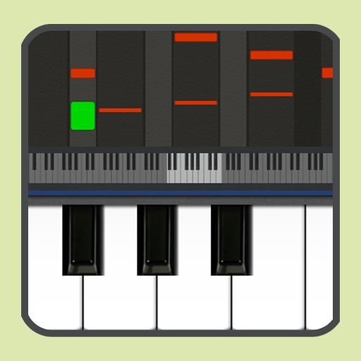 Le logo Piano Music Songs Icône de signe.
