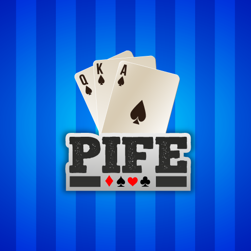 Logotipo Pife Jogo De Cartas Icono de signo