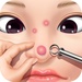 ロゴ Pimple Popping Salon 記号アイコン。