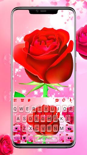 Image 4Pink Red Rose Themes Icône de signe.