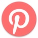 Le logo Pinterest Lite Icône de signe.