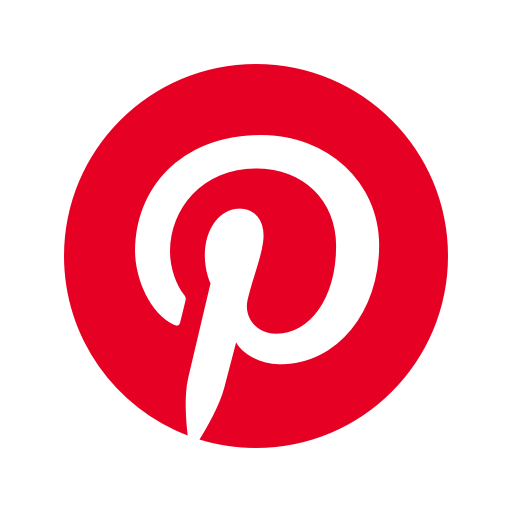 Le logo Pinterest Icône de signe.