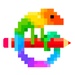 ロゴ Pixel Art Color By Number Book 記号アイコン。