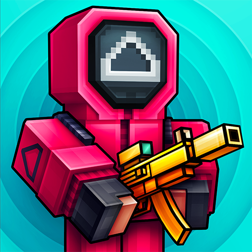 Logotipo Pixel Gun 3d Battle Royale Icono de signo