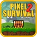 Le logo Pixel Survival 2 Icône de signe.