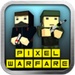 Le logo Pixel Warfare Icône de signe.