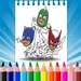 Le logo Pj Heroes Coloring Masks Icône de signe.