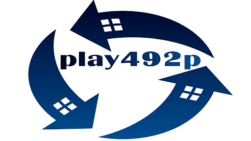 Le logo play492p Icône de signe.