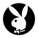 ロゴ Playboy 記号アイコン。