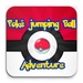 Le logo Poke Jumping Ball Adventure Icône de signe.